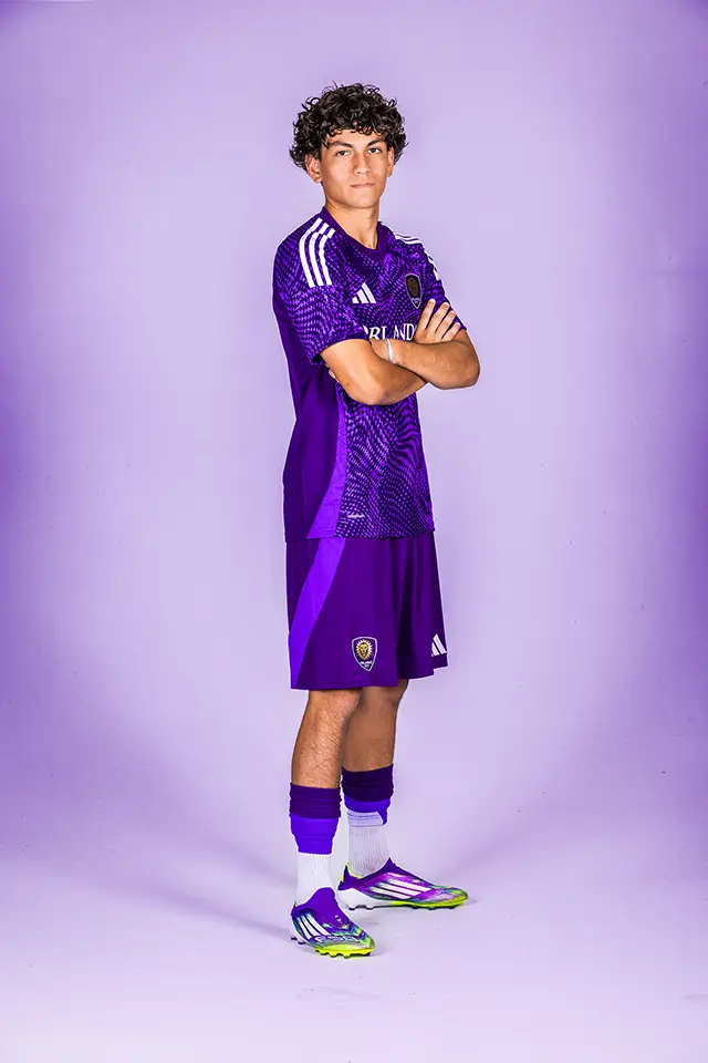 Jose Segura MLS Next academy photo shoot · right profile arms folded