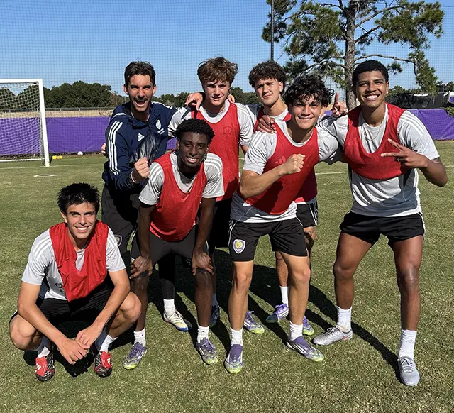 Jose Segura training with Wilder Cartagena who plays for Orlando City SC & the Peruvian National Team