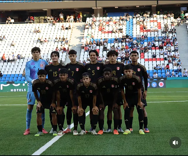 Jose Segura Peruvian National U17 Team call-up to compete in the Copa UC, per-game team photo, match vs Universidad Católica U17